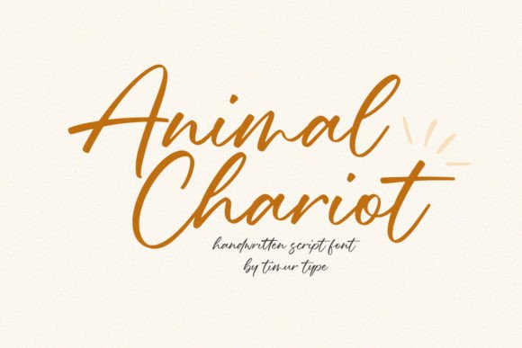 Animal Chariot: A Handwritten Font for Authentic Branding