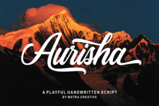 Aurisha Script: The Handwritten Font with a Personal Touch
