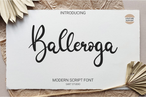 Balleroga: Whimsical Handwritten Font for Modern Brands