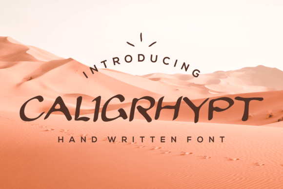 Caligrhypt: A Handwritten Font with Modern Edge