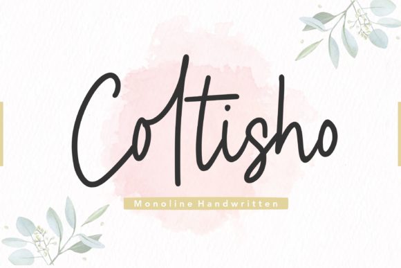 Coltisho: The Handwritten Font That Feels Like a Breath of Fresh Air