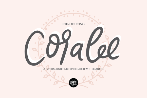 Coralee: A Handwritten Font with Real-World Charm