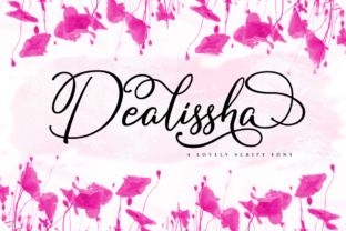 Dealissha Script: A Feminine Font for Elegant Design
