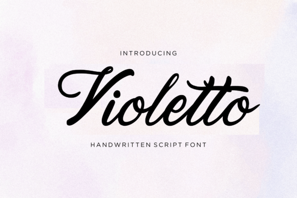 Discover Violetto: A Handwritten Font for Modern Creators