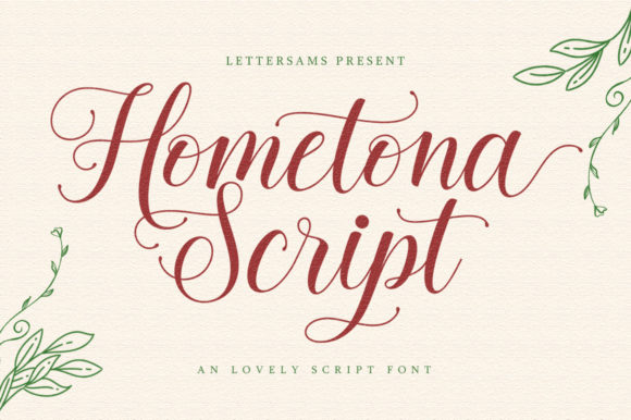 Hometona: A Handwritten Font for Modern Brands