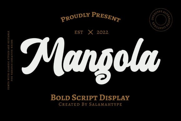 Mangola: The Cool Bold Script for Authentic Design