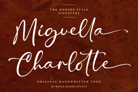Miguella Charlotte: The Handwritten Font for Elegant Branding