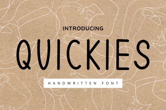 Quickies: The Handwritten Font That Feels Like a Friend