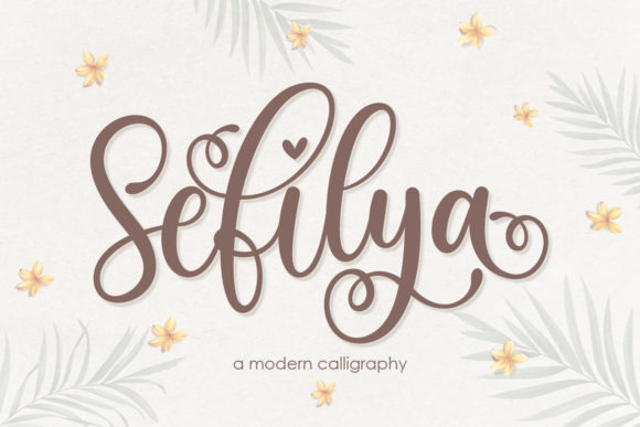 Sefilya: A Handwritten Font for Modern Branding