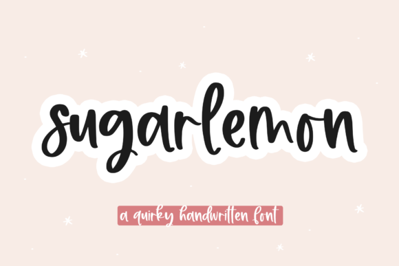 Sugarlemon: A Handwritten Font That Balances Elegance and Approachability
