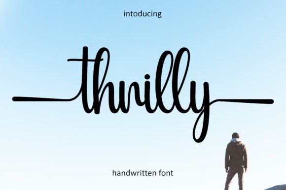Thrilly: A Stylish Handwritten Font for Modern Creatives