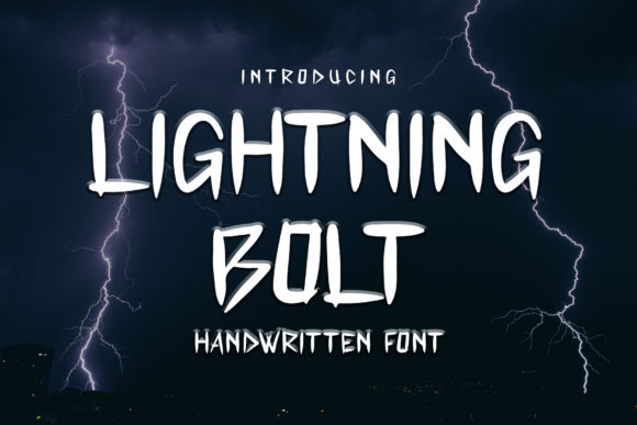 Unleashing Creative Energy with the Lightning Bolt Font