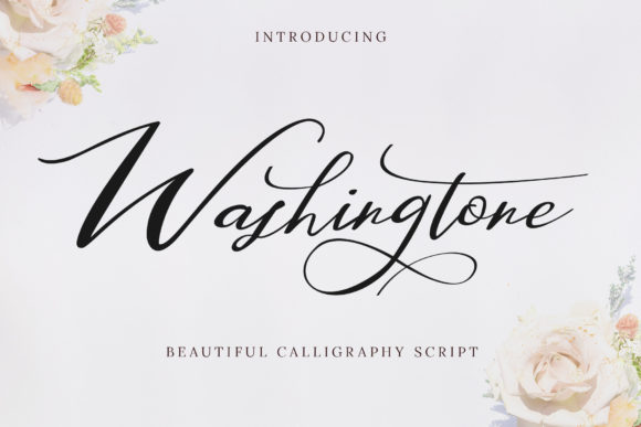 Washingtone: An Elegant Handwritten Font for Modern Designers